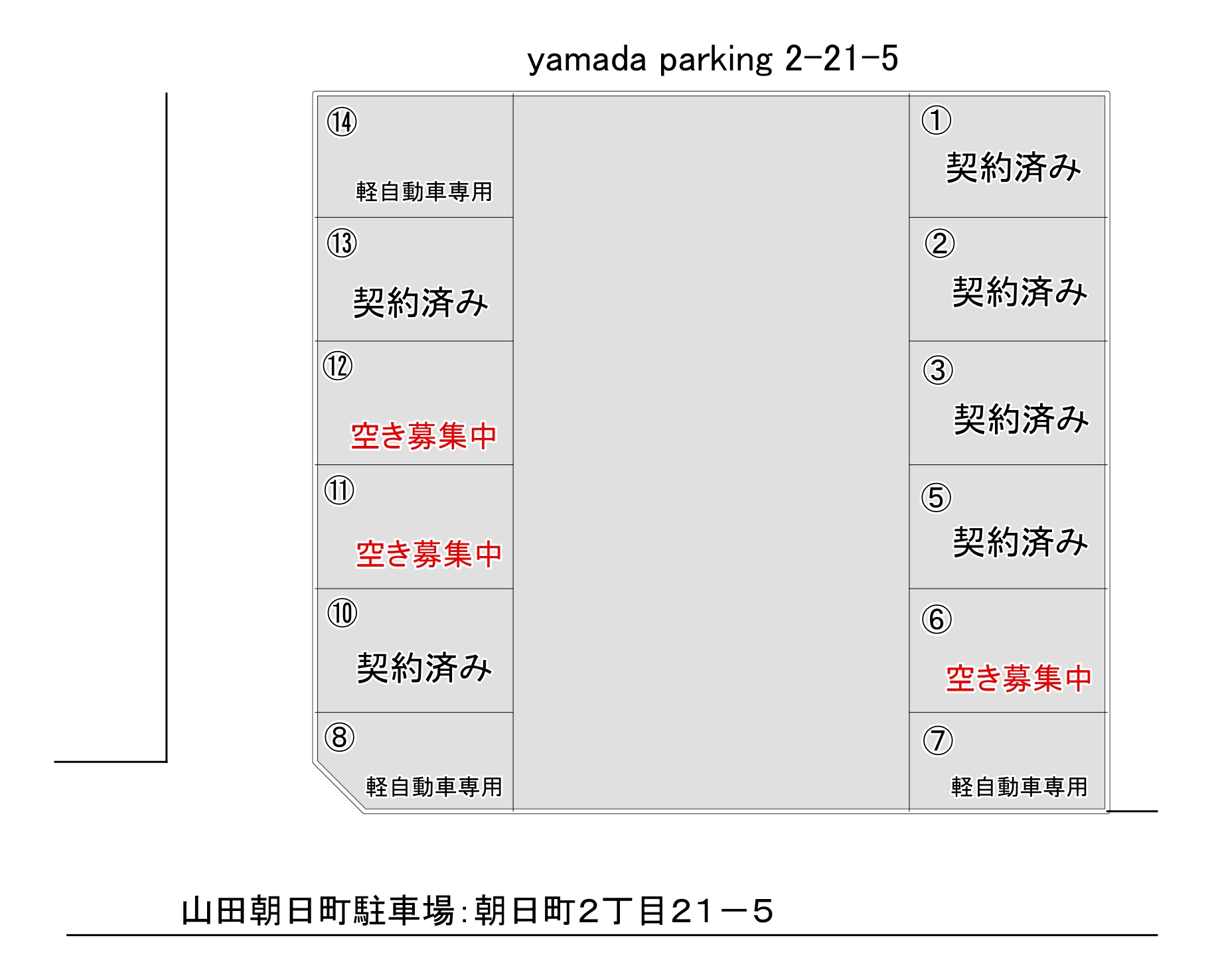 山田朝日町2丁目駐車場